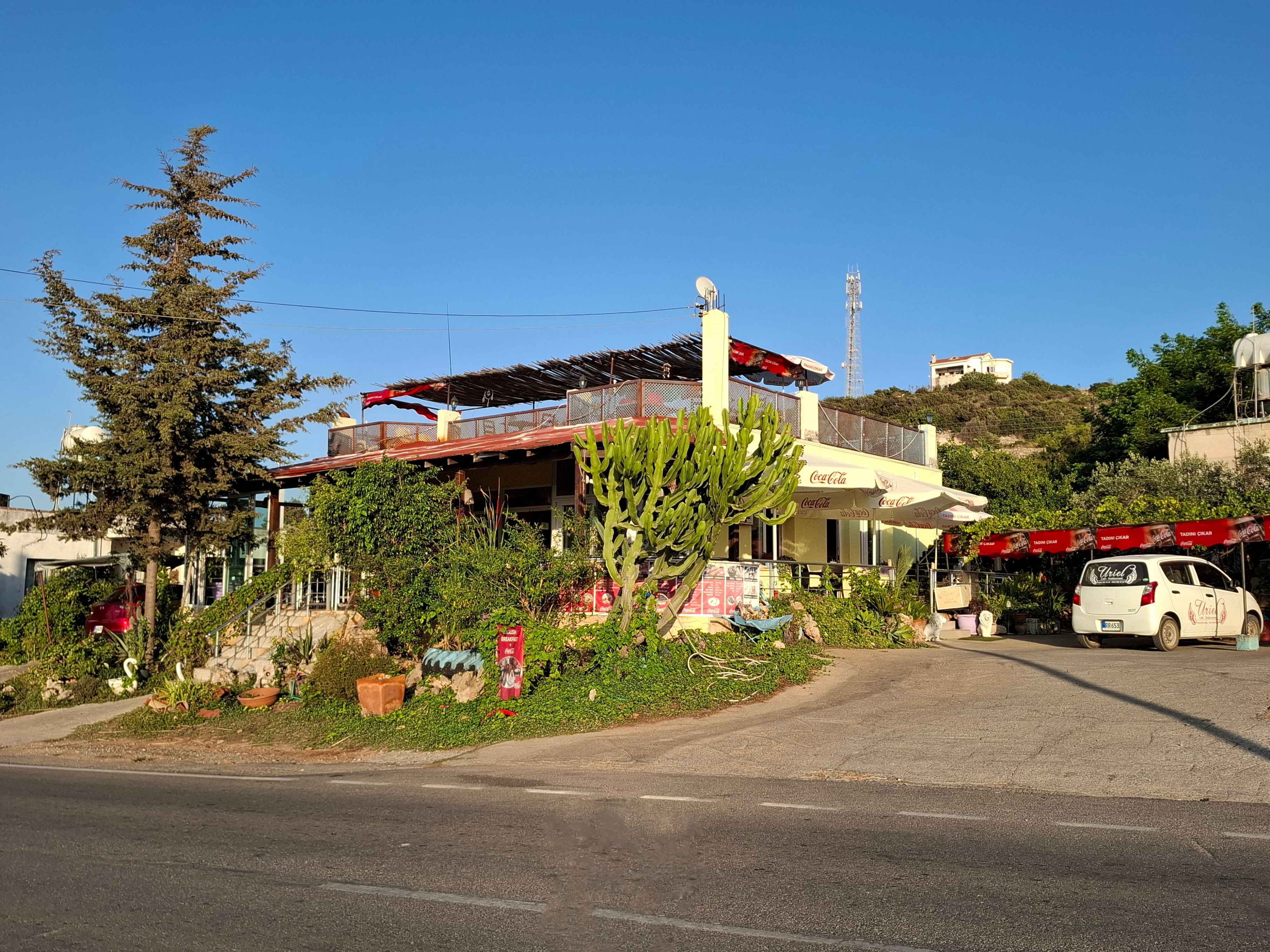 Uriel Café exterior on the Karpaz road
